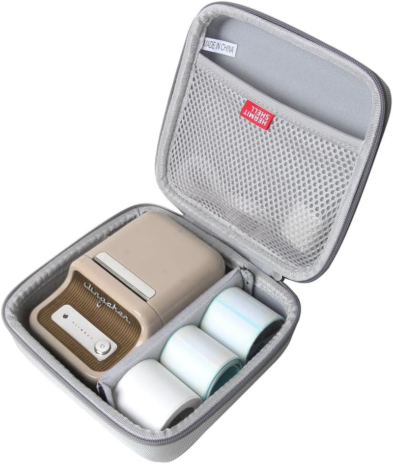 Hermitshell Hard Travel Case for NIIMBOT B21 Inkless Label Maker (White) - Image 1